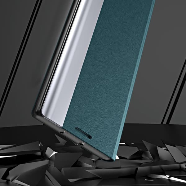 Etui med klap og stativ til Xiaomi Redmi Note 12 Pro+ Sleep Case Pro sort