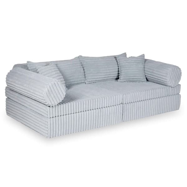 Montessori Premium Waffle Grå Legesofa