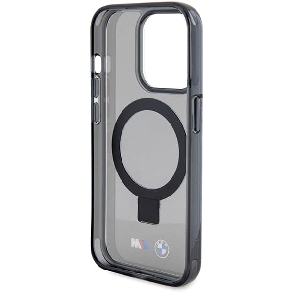 BMW Ring Stand M Collection MagSafe-etui til iPhone 15 Pro, sort