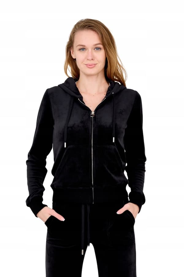 Juicy Couture sort dame Robertson hættetrøje S