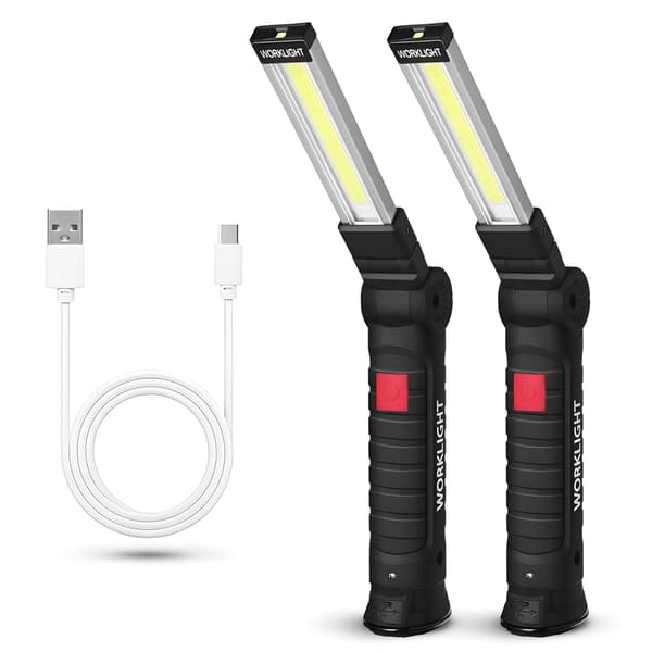 LED-værkstedslampe USB-genopladelig arbejdslampe