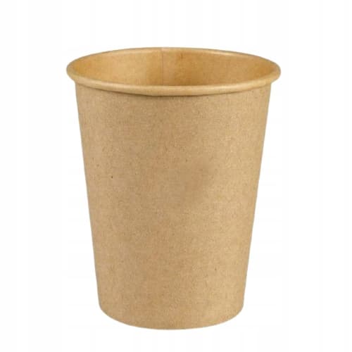 Kraftpapirskopper kaffe/te 250ml ø80mm 100 stk.
