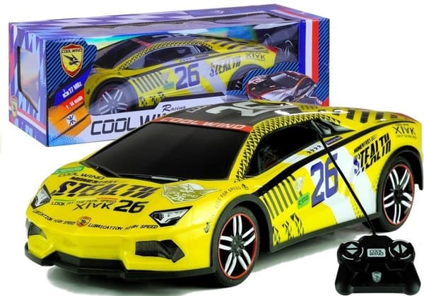 Fjernstyret bil Sportspilot R/C Gul