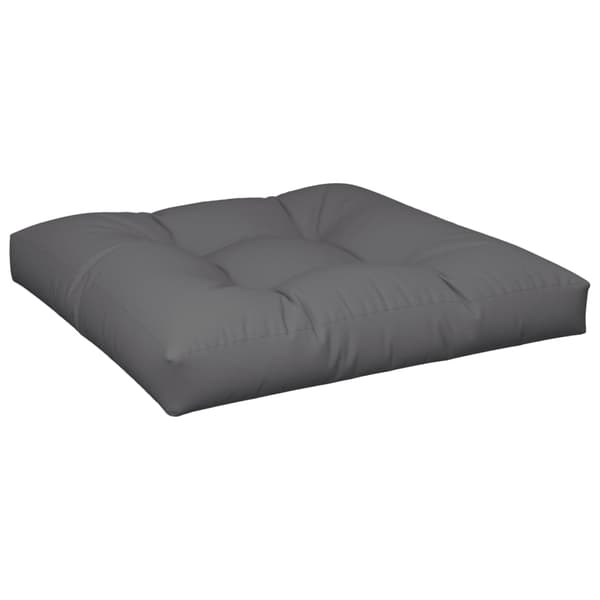 vidaXL Pallsoffkuddar, 2 st, Antracit, Tyg