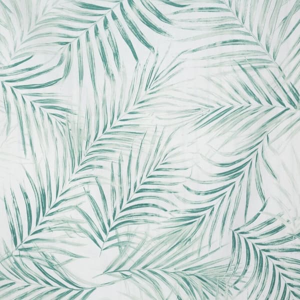 RAYA-vuodevaate raidat lehdet minttu 140x200 satiini