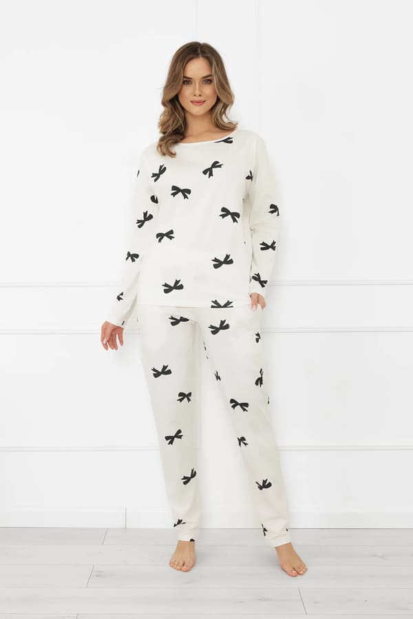 Dampyjamas med lång ärm, långbyxor Figaro S