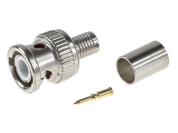 BNC-stik til RG6-kabel