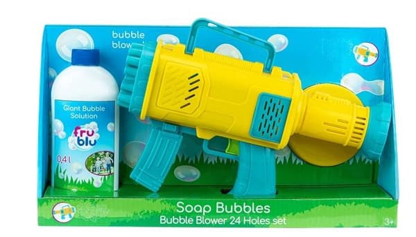 Mega boblebaster 24 huller + 0,4 l væske