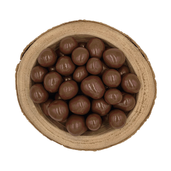 Frysetørrede hindbær i mælkechokolade 250 g