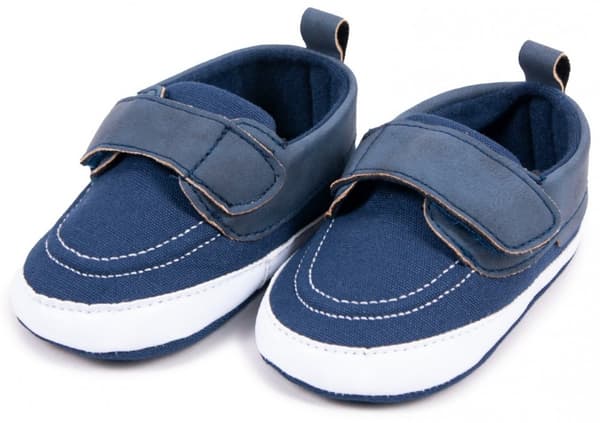 Babysko marineblå med velcro 3/9 m Y858R