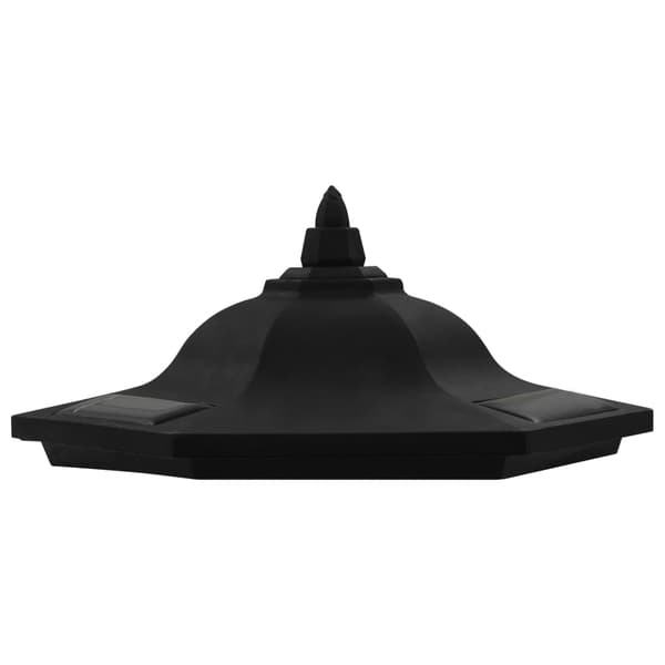vidaXL solcelledrevne havelamper, 6 stk., LED, sort