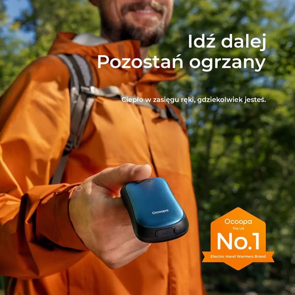 Ocoopa UT4 Urban, 2x 3000 mAh, op til 2*9 timer, 10W, IP45, sort