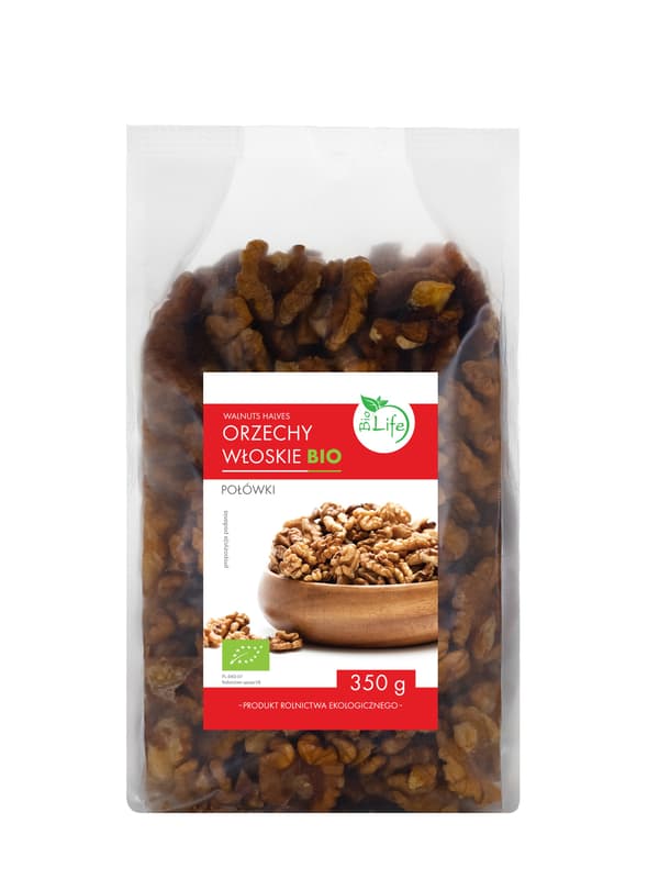 Ekologiska valnötshalvor 350 g