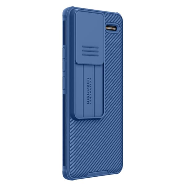 Etui til Xiaomi Redmi Note 13 Pro+, pansret Nillkin, CamShield Pro, blå