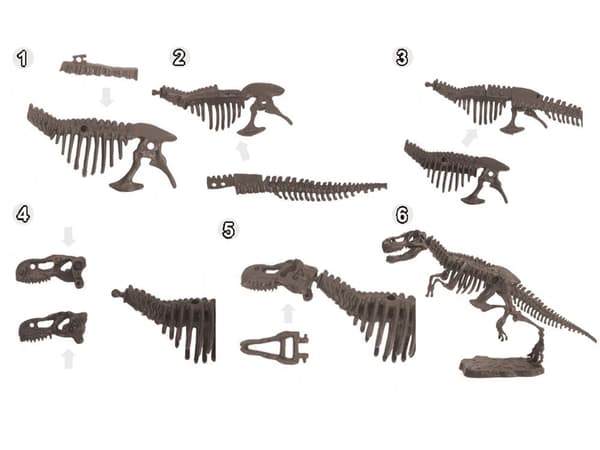 Pædagogisk vulkan- og dinosaurudgravningssæt til små arkæologer