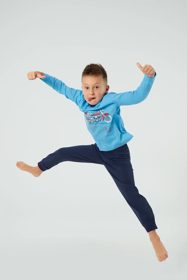 Junak pojkpyjamas, långärmad, långbyxor, 8 år