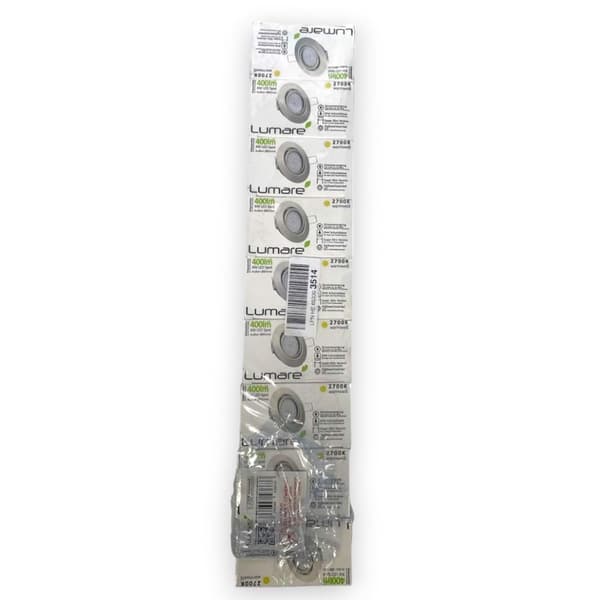 Infälld LED-spotlight 4W 400Lm IP44 Silver