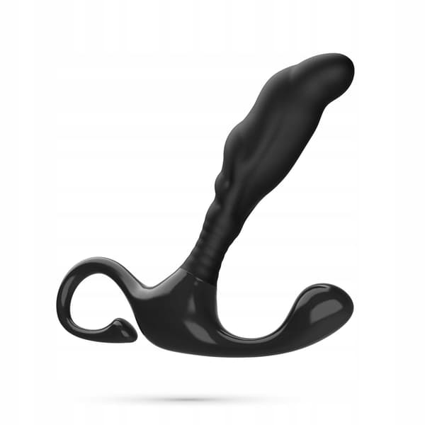 Intimeo Prostata Massager Silikone Analprop Sort til Mænd