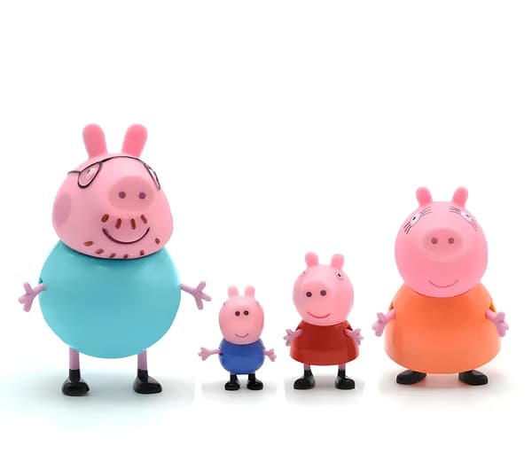Set med 4 Peppa-figurer