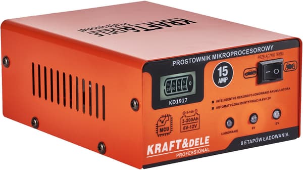 Mikroprocessorlikriktare 15A 6/12V KD1917