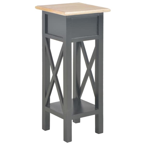vidaXL sidebord sort 27x27x65,5 cm træ