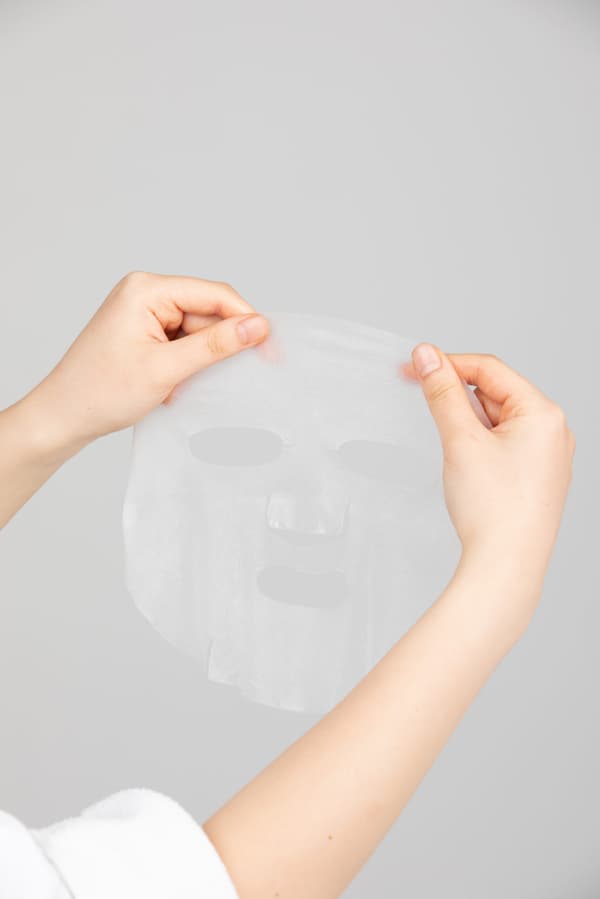 Problemfri exfolierande arkmask