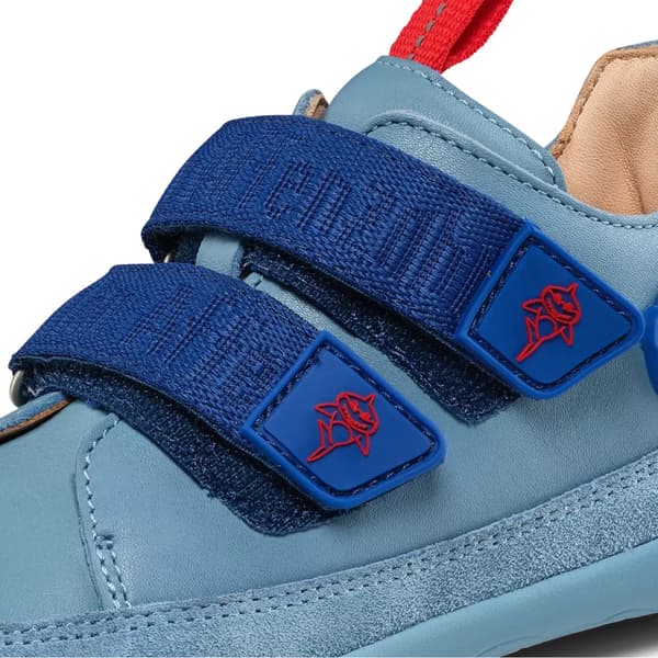 Affenzahn Halbschuh barnsko läder Buddy Shark 21.0