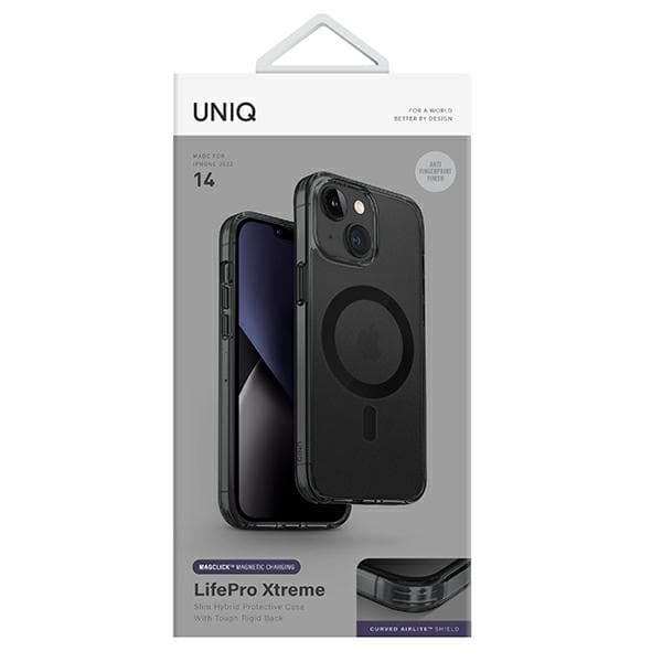 UNIQ LifePro Xtreme MagSafe-etui til iPhone 14, sort