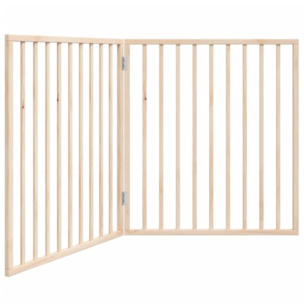 vidaXL foldbart sikkerhedsgitter til hunde, 2 paneler, 160 cm