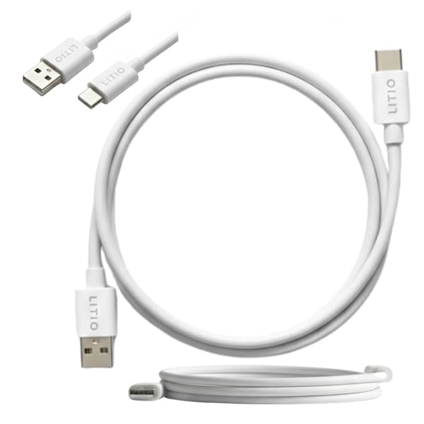 USB-kabel 50 cm hvid