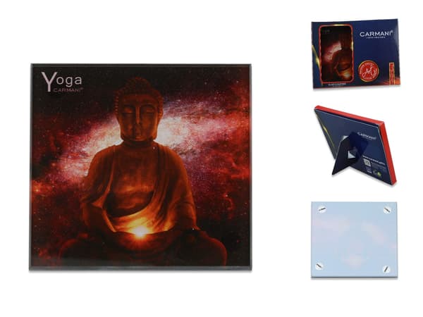 Glasunderlägg - Yoga (carmani)