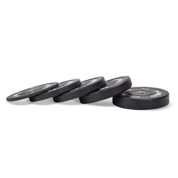 Olympisk støddæmperplade 25 kg sort BBR25 HMS