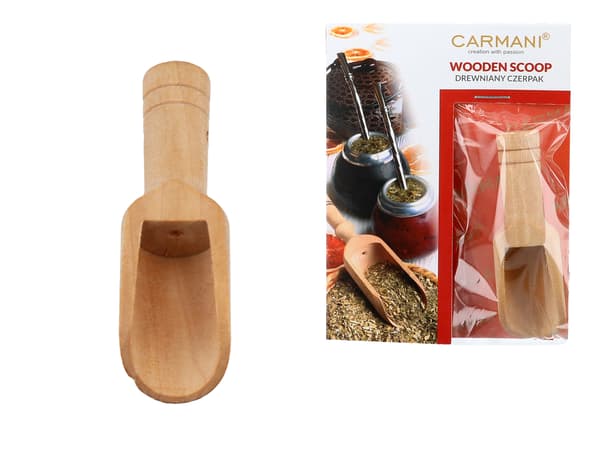 Te-træspatel - yerba mate-ske