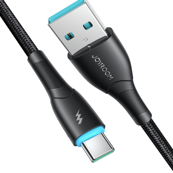 Starry-sarjan USB-A - USB-C 3A -kaapeli 1m musta