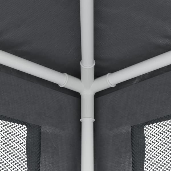 vidaXL 4-vægs netfesttelt, antracit, 2x2 m, HDPE