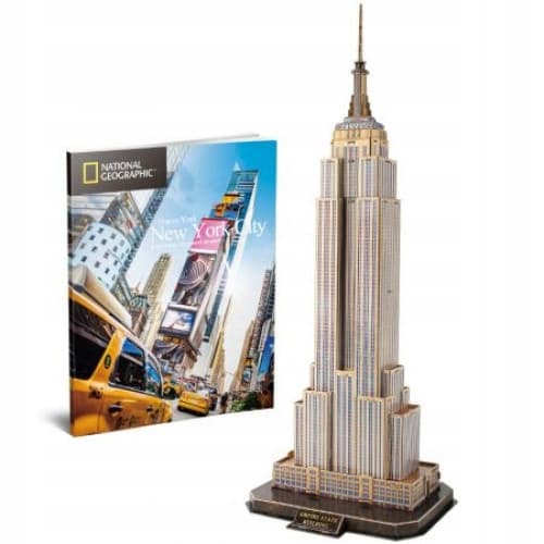 3D-PUSLESPIL NATIONAL GEO - EMPIRE STATE BUILDING 977