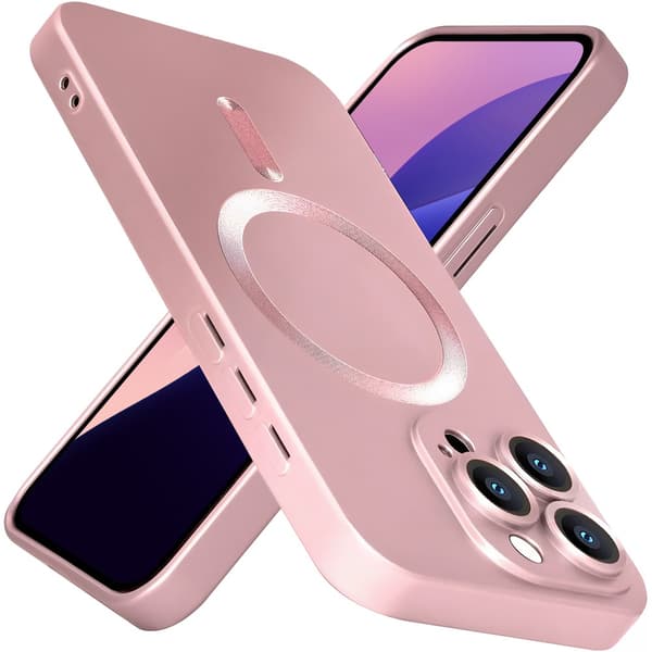 iPhone 16 Pro Max -kotelo, ColorMag, MagSafelle, pinkki