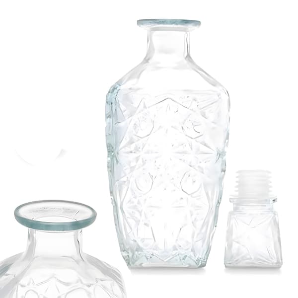 750 ml räfflad glaskanna