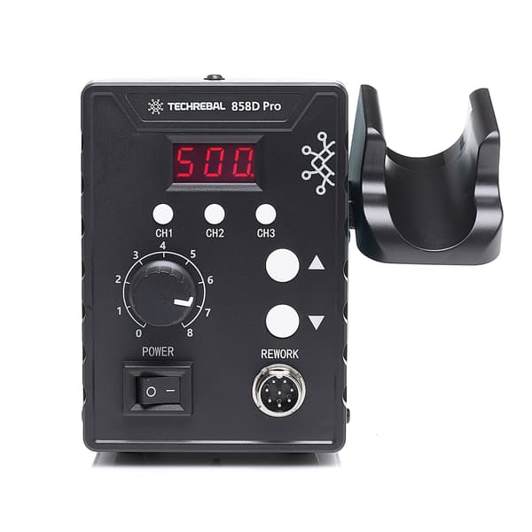 TECHREBAL 858D Pro varmluftsloddestation