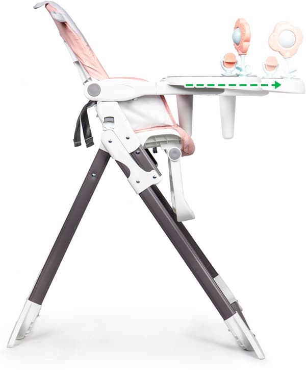 EcoToys Hopfällbar Barnstol Rosa