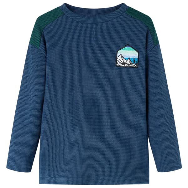 Børnesweatshirt, marineblå, 116