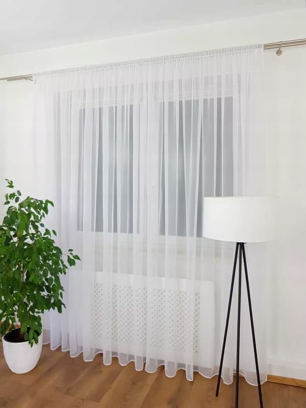 Färdig voilegardin 500x250cm