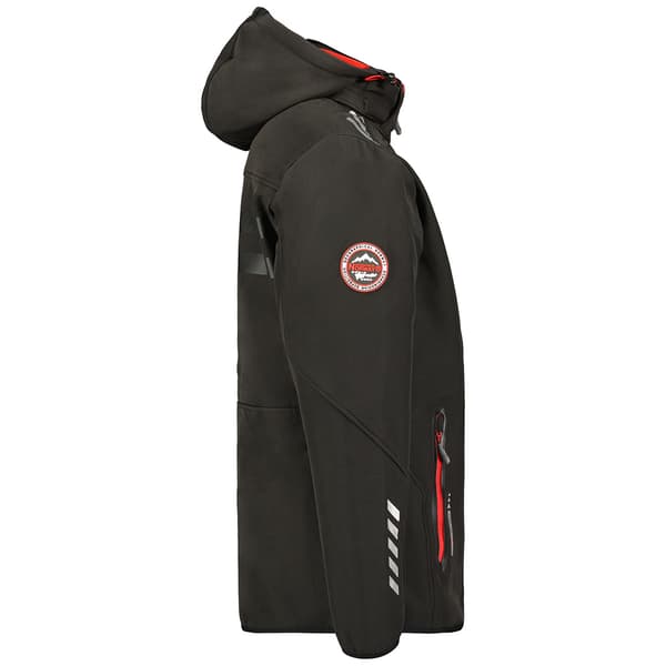 Geographical Norway Softshell ROYAUTE DB sort og rød herre 2XL