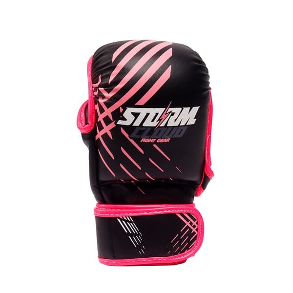 StormCloud Lynx MMA Sparringshandsker Sort/Pink 7oz XS