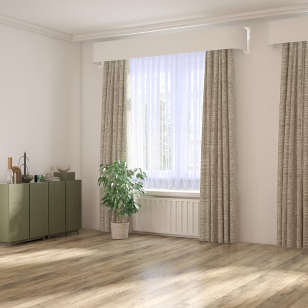 Hvidt gardinbånd 000