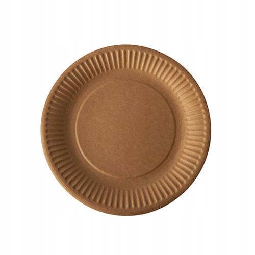 Engångstallrikar i kraftpapper 23 cm 50 st