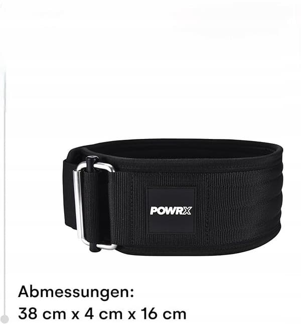 Justerbart vægtløftningsbælte til bodybuilding, størrelse M