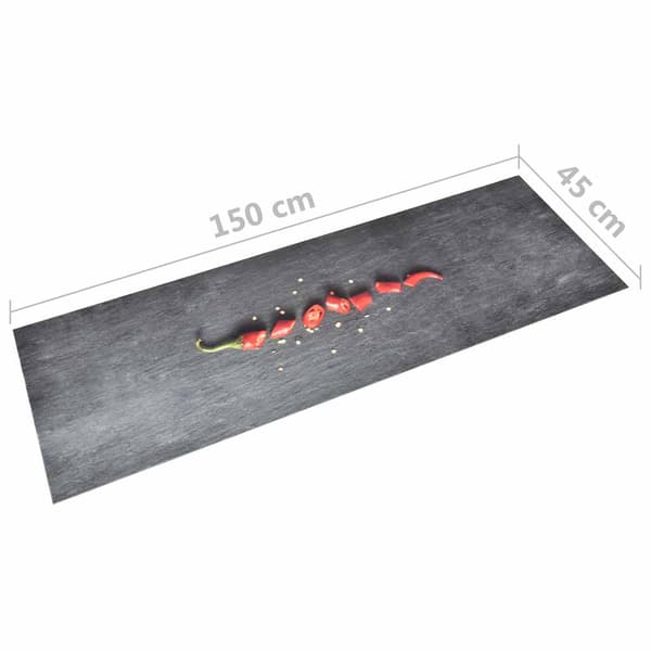 vidaXL Pepper køkkenmåtte, 45x150 cm
