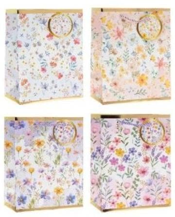 Gavepose 18x23x8cm Blomster MIX