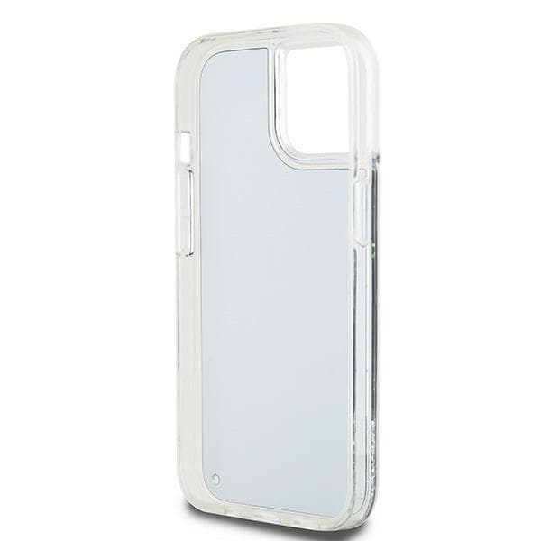 DKNY Liquid Glitter Big Logo-cover til iPhone 15 Plus, sort